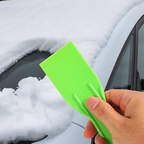 6pcs Plastic Putty Knife, Flexible Putty Scraper Wall Scraper Accessory for Repair Spackling Patching Plastering and Painting(Green) - color: Green