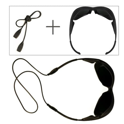 Wrap-around Design 2-Pack Welding Goggles Eye Protective Safety Glasses for Welders with Black Lens Anti-Flog Anti-glare Anti-shock Welding Glasses - color: Black-3.2