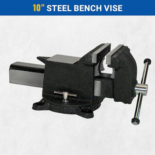 Yost Vises 910-AS 10" Heavy Duty Steel Bench Vise - size: 10", style: Heavy Duty