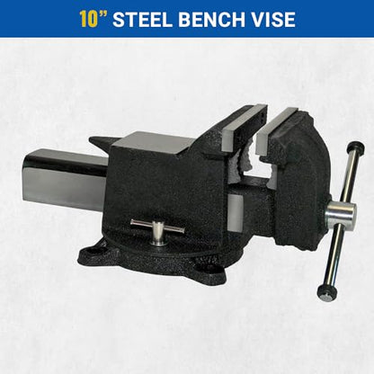 Yost Vises 910-AS 10" Heavy Duty Steel Bench Vise - size: 10", style: Heavy Duty