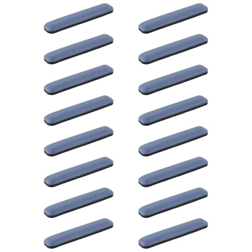 16 Pcs Furniture Sliders for Carpet and Hardwood Floor Heavy-Duty Furniture Movers for Hard Surfaces Adhesive Base Furniture Moving Pads (Rectanglular 0.6" x 2.95") - size: 2.95"x0.6"/75x16mm(LxW)