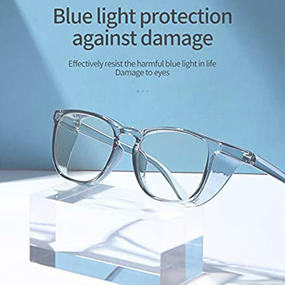 Safety Glasses for Men Women Nurses Anti Fog Stylish Fashion Comfortable Goggles with Side Shields Eye Protection for Adult - color: 3-pack: Pink, Black, Blue