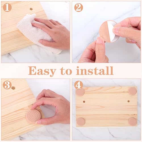 8PCS Silicone Cutting Board Feet Anti-Slip Rubber Feet for Cutting Board Couch Grips to Prevent Sliding on Foot Non Slip Rubber Grippers Shock-Absorbent for Boards Furniture