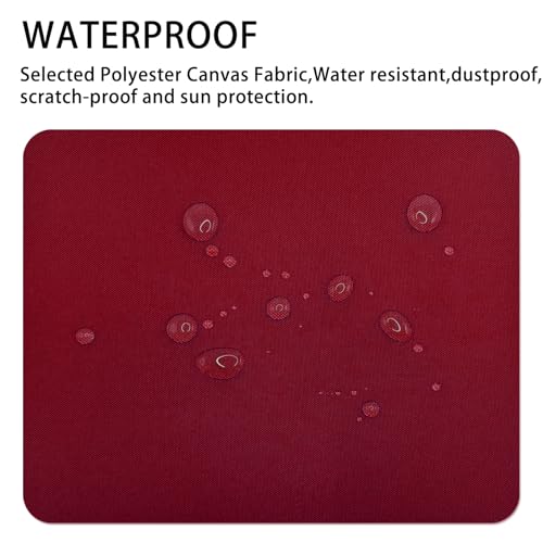 Gheeidau Canvas Repair Patch 9×11 Inch 3Pcs Waterproof Self-Adhesive Fabric Repair Patch for Tents,Boat Cover,Pop Up Canopy,Patio,Bags,Car Seats,Sofas,Furniture Cover(Burgundy) - color: Burgundy, size: 9"×11"×3PCS
