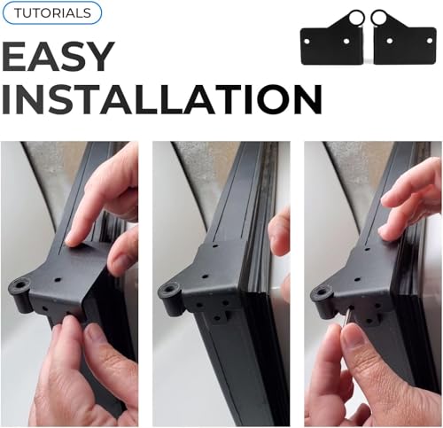 Replacement RV Refrigerator Door Hinge Repair Kit fits Norcold Polar Series Refrigerator NALX NA7LX N8XRFT N8VF NA8LX N10X N10LX, with washers and Screws