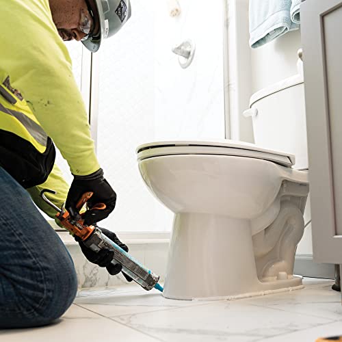 Clean Seal Active Enzyme Caulk, Kitchen & Bath, White, 6oz. (Pack 1)
