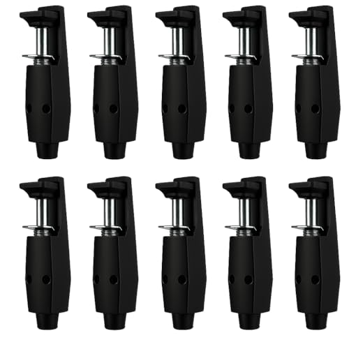 Pacific Doorware Heavy Duty Spring Loaded Step Down Door Stopper (Duronotic Bronze, 10 Pack) - size: 10 Pack, style: Duronotic Bronze