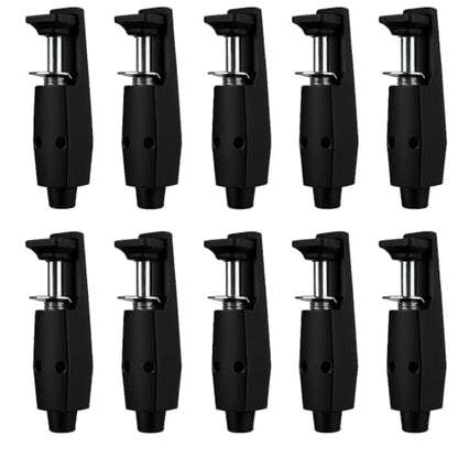 Pacific Doorware Heavy Duty Spring Loaded Step Down Door Stopper (Duronotic Bronze, 10 Pack) - size: 10 Pack, style: Duronotic Bronze
