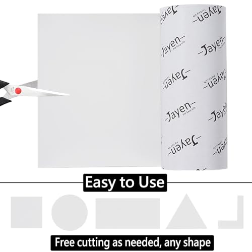 Non Slip Self Adhesive Silicone Cuttable Furniture Pads - 5x40 inch Versatile Non-Slip Silicone Pads for Variety of Objects, Appliances and Furniture - color: 5x40 White