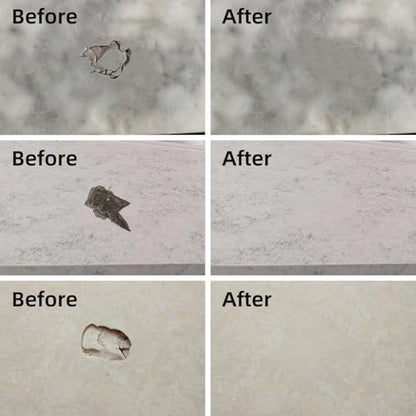 FENFANDAS Tile and Granite Repair Kit, Marble Porcelain Stone and Quartz Countertops Repair Kit for Chips Dents Cracks Holes Scratch, Fix Chipped Edges Corners, Reattaches Missing Pieces
