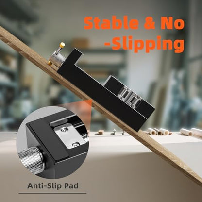 Luvan Self-Adjusting Fractal Vise with Silicone Plugs - Mini Drill Press & Bench Vise Clamp, 2.44" Jaw Opening, CNC Aluminum for DIY, Jewelry, Crafts, Repair (Non-Marring & Secure Grip) - color: Mini Vise Clamp With Silicone Stopper