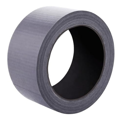 Brixwell Duct Tape Heavy Duty 2 Inch x 20 Yards Gray, Waterproof Adhesive Roll with Reinforced Cotton Mesh Backing, Professional Grade for Indoor Outdoor Repairs, Sealing, Bundling, Packaging Use - size: 2" x 20 yards