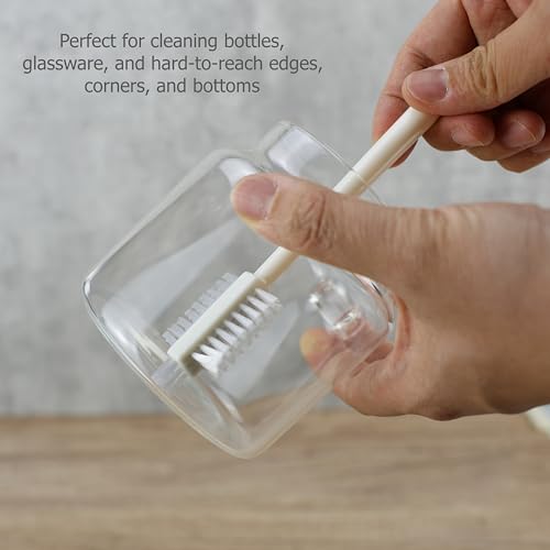 EIKS 10 Pack Juicer Cleaning Brushes for Cleaning Bottle Glassware Edge Corner Bottom, Also Suitable for Tile Lines Window Track Sink