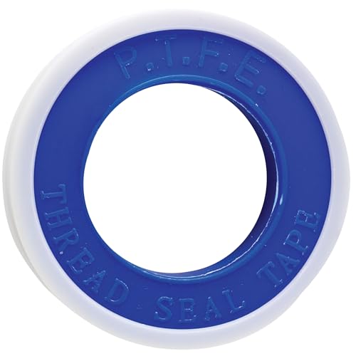 Performance Tool 1137 Thread Seal Tape for Plumbing & Electrical Use - Seals Metal and Plastic Threads, 1/2 x 0.075mm x 260-Inches - size: Ptfe Tape