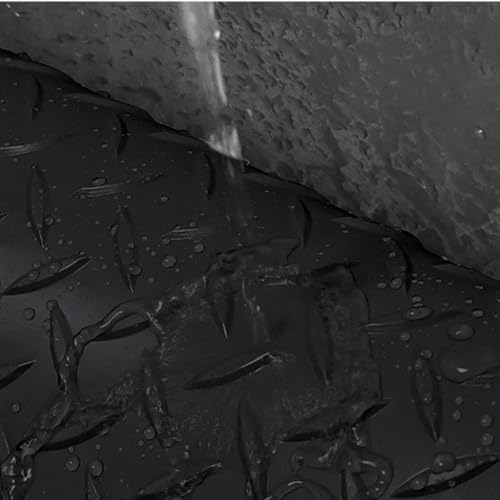 Heavy Duty Floor Mat Rolls, Industrial Non-Slip PVC Workbench Mat for Garage Warehouse Gym Factory, Easy to Cut Flooring Mat, Under Car Parking Mats(5ft x 10ft/1.52m x 3.05m, Black) - size: 5ft x 10ft/1.52m x 3.05m