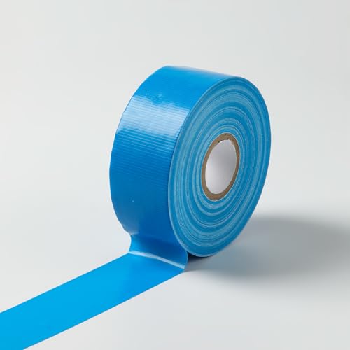 1.97" x 164‘ Seam Tape - Duct Tape Edge Tape Heavy Duty Multi-Purpose, Hand-Tearable, No Residue, Sky Blue, 1 Roll - color: Sky Blue, size: 1.97" x 164' 1Roll