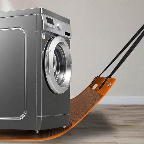Oversized Large Appliance Slider with Pull Strap,Furniture Moving Slides for Floor Protection Premium Moving Mat for Tile Carpet and Hardwood Floor - size: 49" X 30" Coffee