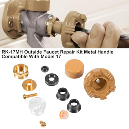 RK-17MH Repair Kit Metal Handle,Outside Faucet,Compatible with Woodford Model 17 - size: RK-17MH