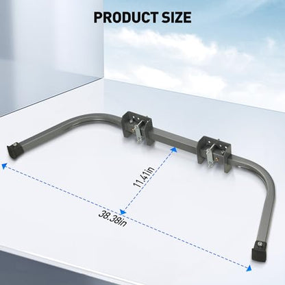 Rengue Ladder Stabilizer, Extension Ladder Standof for Roof Heavy Duty Wall Ladder Adjustable Accessory Safety Stability Easy Use 375 lbs Weight Ratin