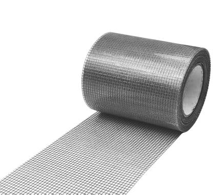 Window Screen Repair Tape，3IN X 16.5FT (196IN) Screen Tape mesh Repair for Window Screen and Screen Door tears Holes (Grey) - color: grey