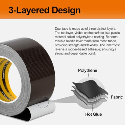 LLPT Duct Tape Premium Grade 2.36 Inches x 108 Feet x 11 Mil Easy Tear Residue Free Strong Adhesive Color Pink (DT251) - color: Pink