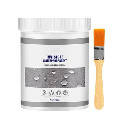 Invisible Waterproof Sealant Agent, Clear Water-Based Bonding & Insulating Coating, Anti-Leakage Sealant for Roofs, Walls, Cracks & Indoor & Outdoor Repairs, 10.5 oz