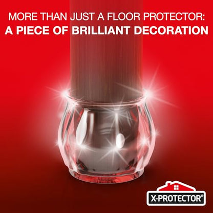 X-Protector Silicone Chair Leg Floor Protectors with Non-Slip Bottom - 16 PCS - Anti-Slip Chair Leg Covers - Non-Skid Furniture Leg Caps - Furniture Pads for 1.4-1.8" Round & 1.1-1.4" Square Legs! - size: 1.4" - 1.8"