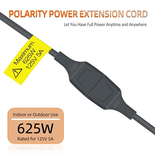 Gray Extension Cord 9FT Thin Flexible Light Duty for Indoor Use 625W 125V 5A 2 Prong Power Cable Plug Ideal for, Humidifier, Holiday Lights, Lamps, Security Cameras, Appliance (1 Pack) - size: 9FT Gray (1Pack)