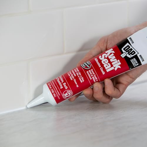 12 Pack of 10.1 oz Dap 18002 Kwik Seal White Kitchen And Bath Adhesive Caulk