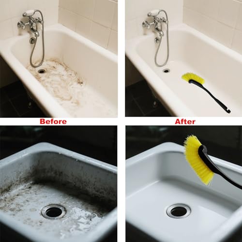 Crevice Cleaning Brush Multi Functional Gap Scrub Brush Tools for Kitchen Corners, Faucets, Baseboards & Bathroom Shower Tile Gaps, Grout, Sink & Household Tight Spaces, Dead Corners, Vehicle, Window