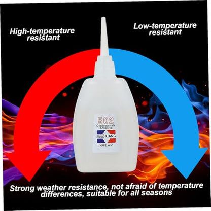 Strongest Glue for Metal to Plastic, Super Glue Strong Quick-Drying 502 Heat-Resistant Waterproof Multi-Purpose for Wood Plastic Metal, Wood