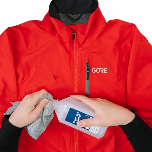 GEAR AID Tenacious Tape Gore-TEX Fabric Patches for Waterproof Jacket & Rain Gear Repair, Black, 2.5” x 2.8” Hex & 2.5” x 4” Rectangle, 4 Patches - size: 4 Patches (2 Hex & 2 Rectangle)