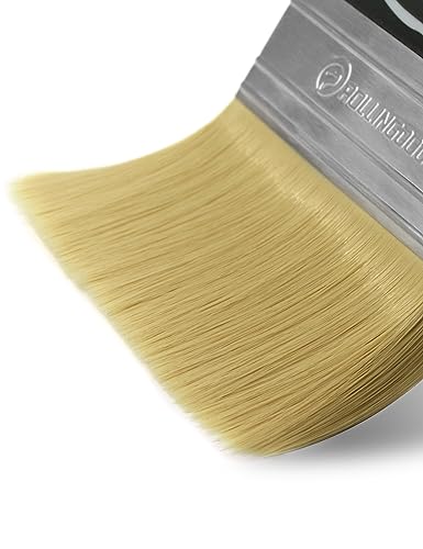 ROLLINGDOG 4 Inch Paint Brush -Soft Paint Brush for Smooth Surfaces,Wall Paint,Ceiling,Blinds,Large Surface Areas(100mm) - color: Soft Paint Brush 100mm