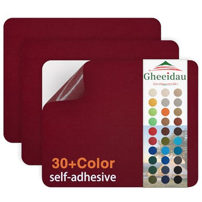 Gheeidau Canvas Repair Patch 9×11 Inch 3Pcs Waterproof Self-Adhesive Fabric Repair Patch for Tents,Boat Cover,Pop Up Canopy,Patio,Bags,Car Seats,Sofas,Furniture Cover(Burgundy) - color: Burgundy, size: 9"×11"×3PCS
