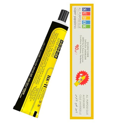 [2 Pack] Heavy Duty Liquid Super Glue 90g Each – Clear Waterproof Adhesive for Plastic, Wood, Metal, Glass, Fabric & Craft Repair – Strong Epoxy Pegamento with Brush for DIY & Nails