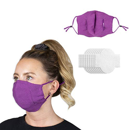 Wembley Adjustable and Washable Face Mask for Adults and Kids - color: Purple, size: 1 Count (Pack of 1)