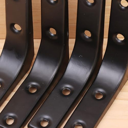 1 Pair Stainless Steel Right Angle Shelf Bracket Heavy Duty Furniture Repair Fixing Bracket Wall Mounting Rack Braces 7.5cm*7.5cm*2cm