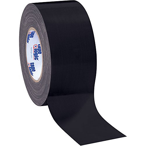 Aviditi (3 Rolls Tape Logic 3 Inch x 60 Yards Multipurpose Duct Tape, Black, 10.0 Mil Thick - for Temporary Repairs, Labeling, Patching, Marking and Social Distancing - color: Black, style: 3 Pack