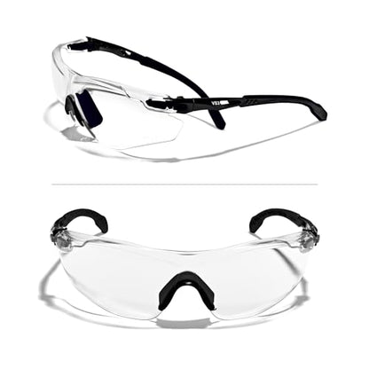 OPTIFENSE™ VS3 Anti Fog, Premium CLEAR/TINTED Safety Glasses, ANSI Z87+ (Click for frame/lens option) - color: Black