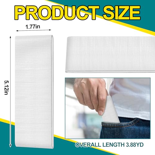 4 Pack 1.77 in x 10 ft Travel Duct Tape Mini Pocket Size Flat Roll Flexible Heavy Duty Waterproof Tear by Hand for Repair Outdoor Emergency Gear EDC DIY Craft Camping Hiking (White) - size: White