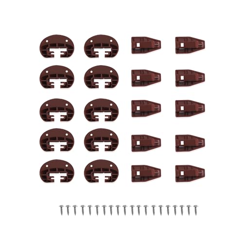 10PCS Drawer Guide Kits(Drawer Slides Repair kit with Screws) Replacement for Rite-Trak II Model #168 Drawer Guide Glide,Commercial Slide Style Drawers Drawer Slides(10(10)