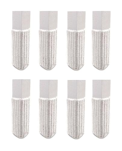 Furniture Sock Floor Protectors, The Original Furniture Sock (White, Medium) Chair Leg Hardwood Protection - color: White, size: Medium