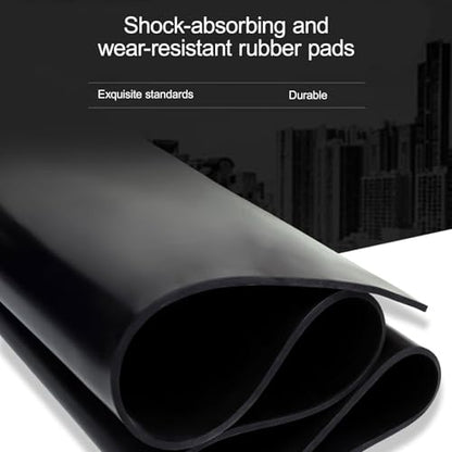 Non-Slip Anti-Fatigue Rubber Floor Mat for Entryway, Home Gym, Garage, Workbench - Durable Utility Mat (3m x 5mm / 118.1in x 0.19in) - size: 3mx5mm/118.1x0.19in