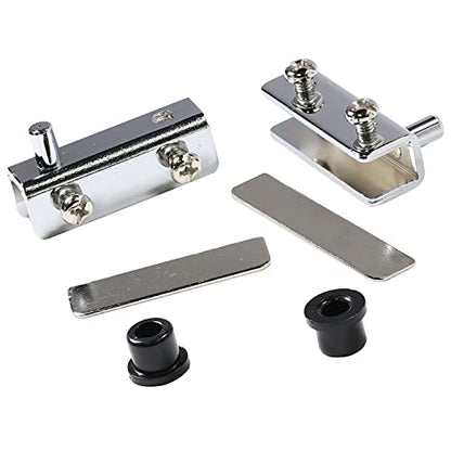 Rok Hardware Glass Door Pivot Hinge for Free Swinging Glass, Chrome - color: Chrome
