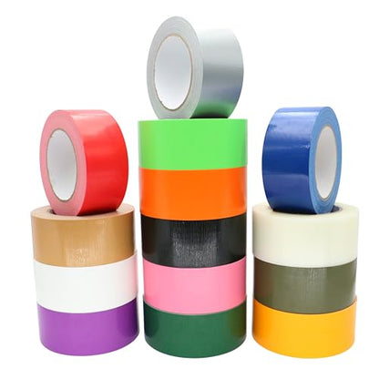 Heavy Duty Duct Tape 2 Inch X 33 Yards, 8.5 Mil Thickness, Multi Purpose Red Duct Tape, No Residue, Waterproof and Tear by Hand - for Repairs, Industrial, Professional Use - color: Red, size: 2 Inch X 33 Yards