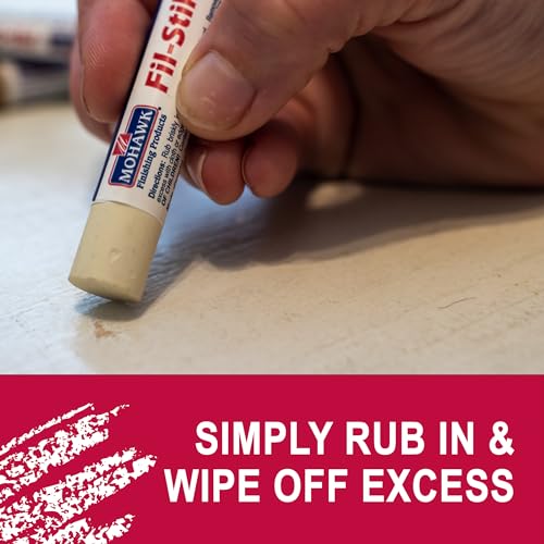 Mohawk Fil-Stik, Wax Putty Stick for Wood Repair, Terrace Place, Antique White, Natural Linen, M231-9483, 1 Count - color: Terrace Place-antique White