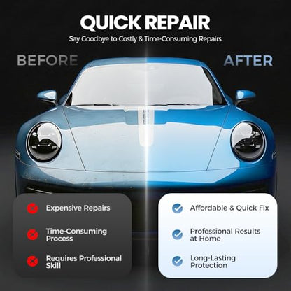 Magic Car Scratch Remover Pen, 2026 New Car Paint Repair Pen, Portable Auto Touch Up Pen, Weatherproof Touch up Auto Cars Scratch Remover Repair Paint Pen for Vehicles (3PCS) - color: 3PCS