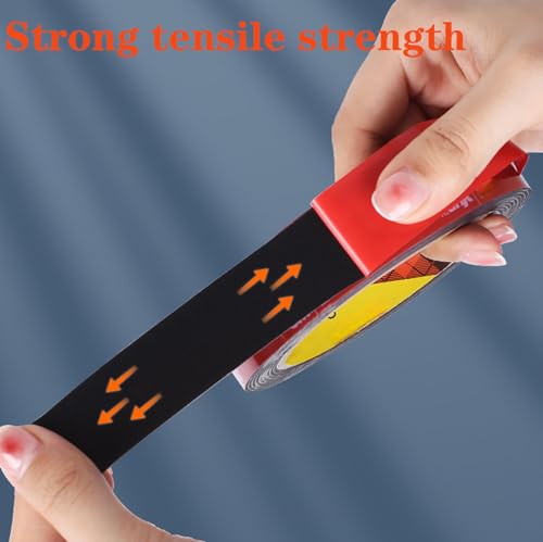 SANKA Double Sided Tape, Heavy Duty 5952 Mounting Tape, 1 Inch x 15.6 Ft, Strong Adhesive Foam Tape Waterproof Temperature Resistant for Automotive Trim, Home DIY, Office, Industrial Use - size: 1in*15.6ft