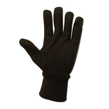 MAGID JerseyMaster 7 oz. Jersey Gloves with Knit Wrist Cuff, 12 Pairs, Size Men's (Fits 9/Large) (T91)