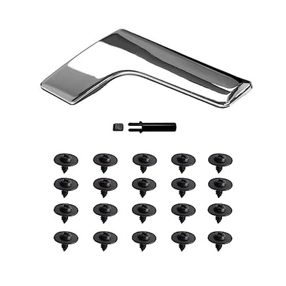 Inside Passenger Door Handle Interior Front Right Pull Handle Repair Kit Replacement for Mercedes Benz W204 C250 C300 2047201171 2047201763 Chrome - color: Chrome